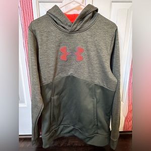 Under Armour Hoodie Green and Orange